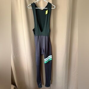 Men's Cycling Bib Tights - Black and Green NWT
